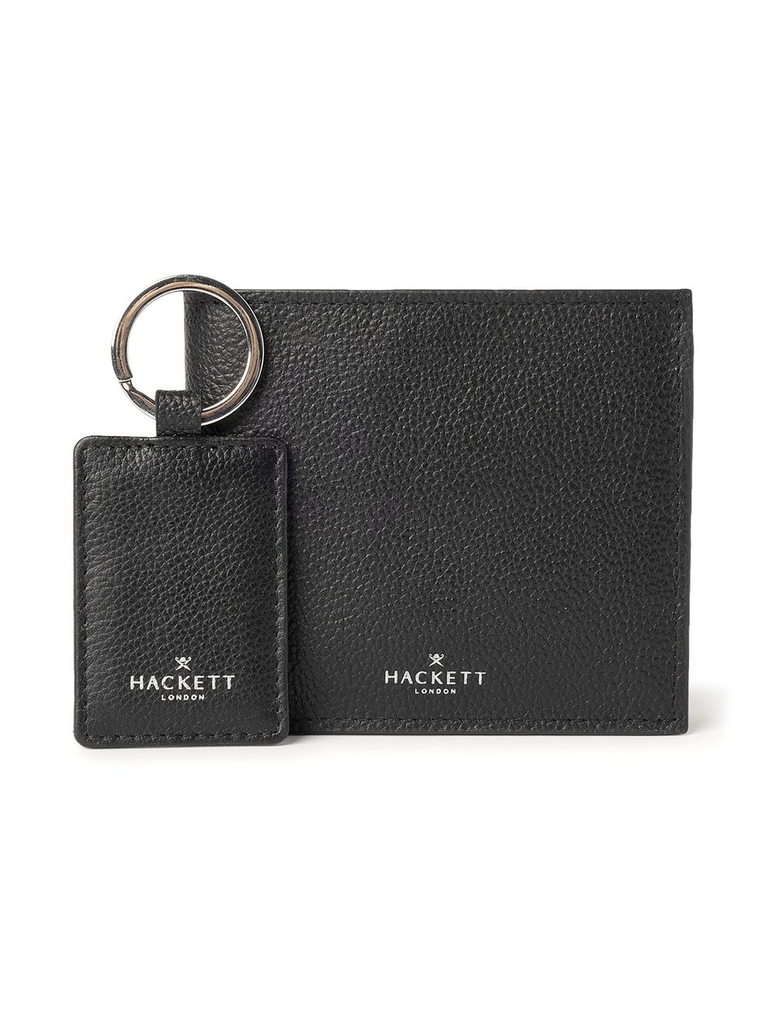 HACKETT LONDON Men Textured Leather Two Fold Wallet-picture-16