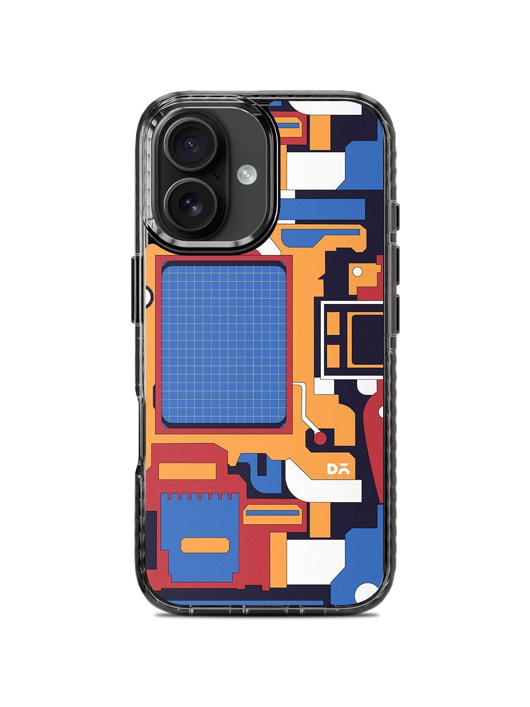 DailyObjects Geometric Printed iPhone 16 Back Case Mobile Accessories-image-22