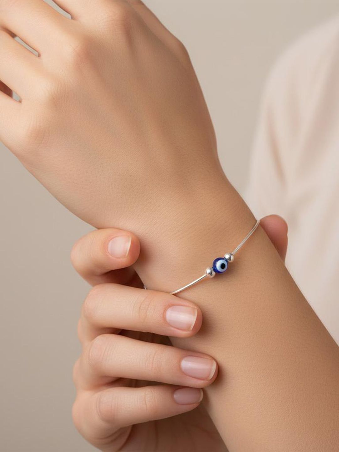 925 SILLER Women Sterling Silver Rhodium-Plated Link Bracelet-picture-10