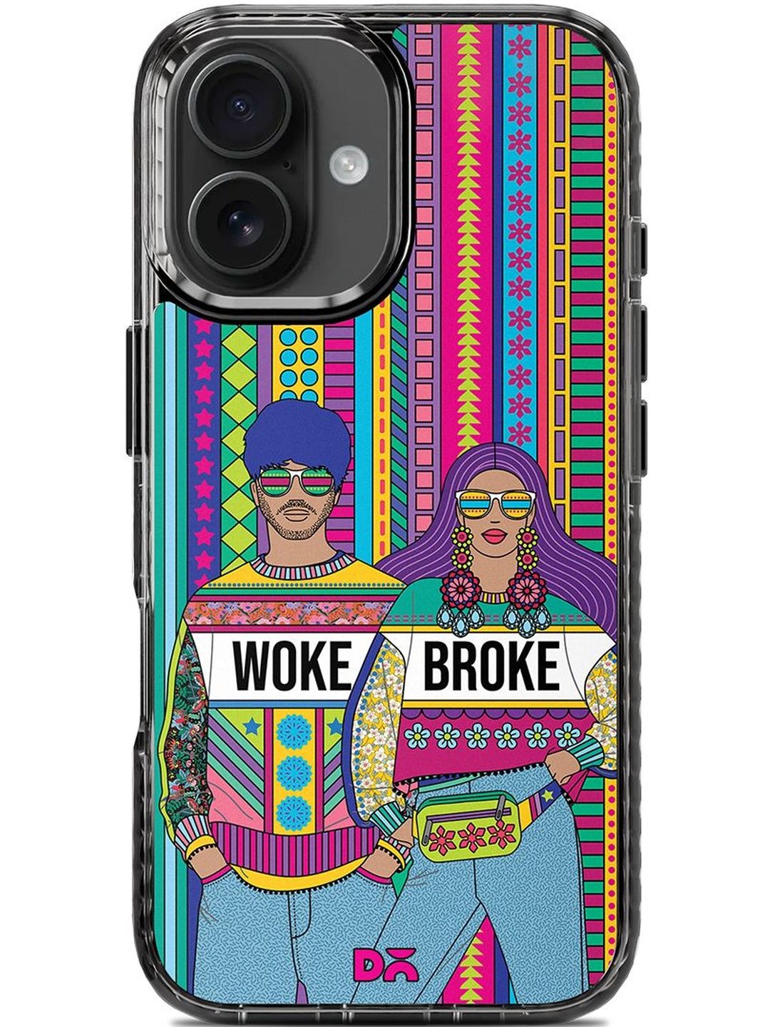 DailyObjects Geometric Printed iPhone 16 Back Case Mobile Accessories-image-6