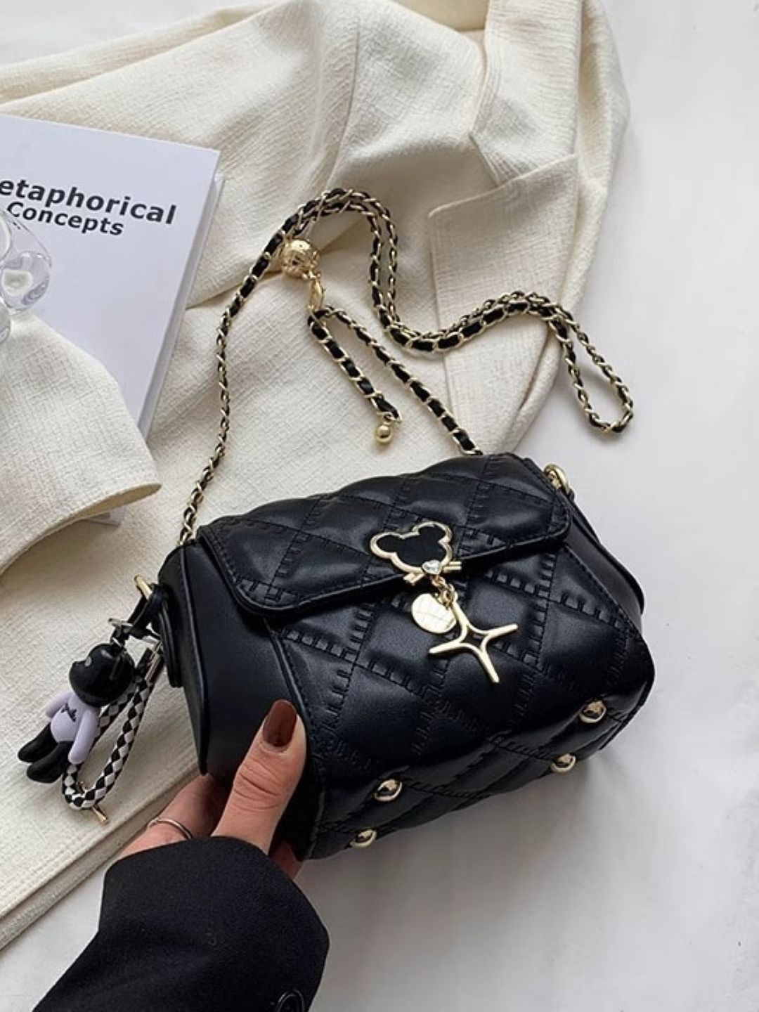StyleCast PU Structured Sling Bag-picture-57