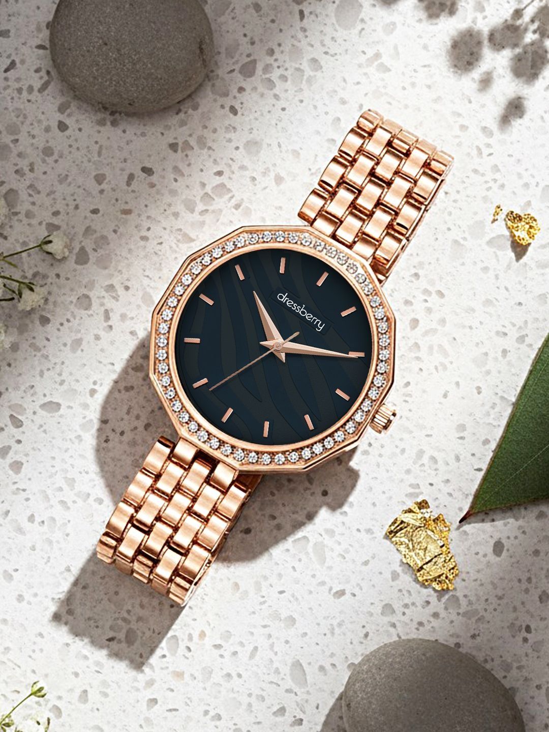 DressBerry Women Dial & Bracelet Style Straps Analogue Watch HOBDB-003-BL-picture-19