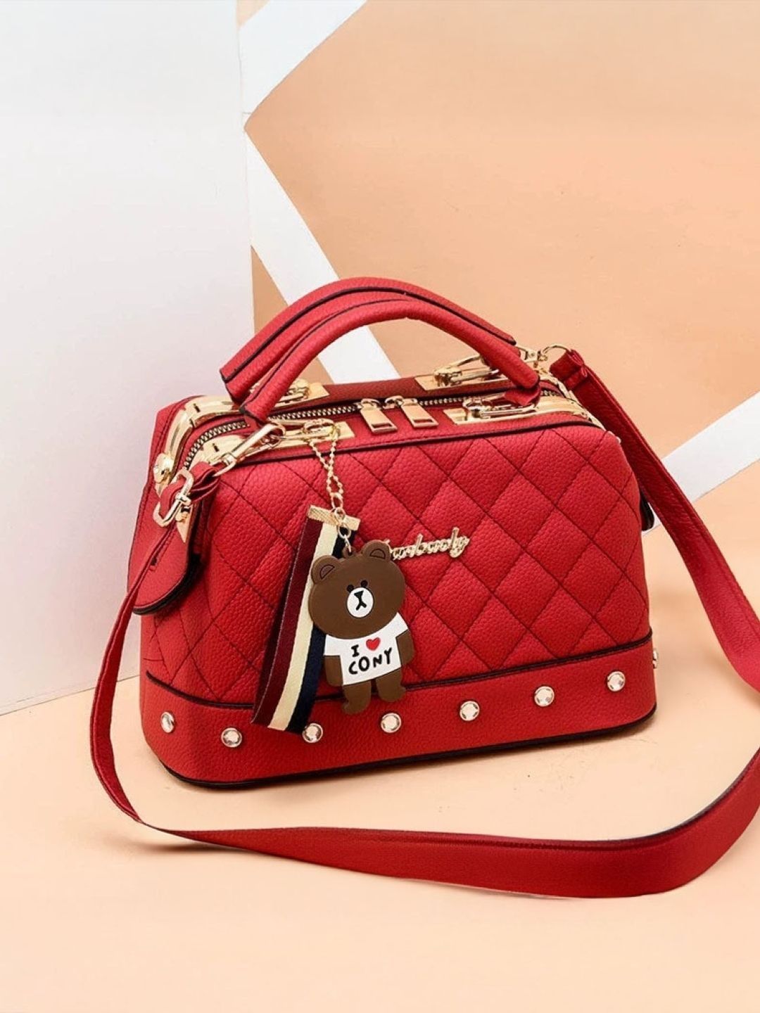 StyleCast PU Structured Sling Bag-picture-36