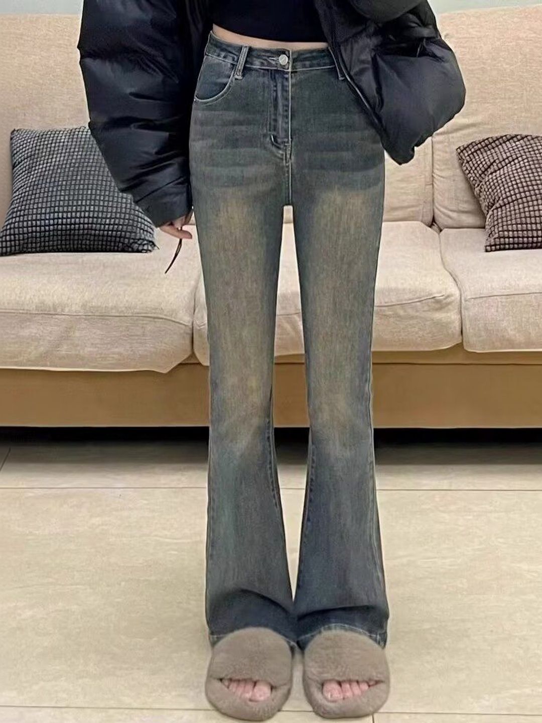 StyleCast Women Regular Fit Mid-Rise Low Distress Jeans-picture-20