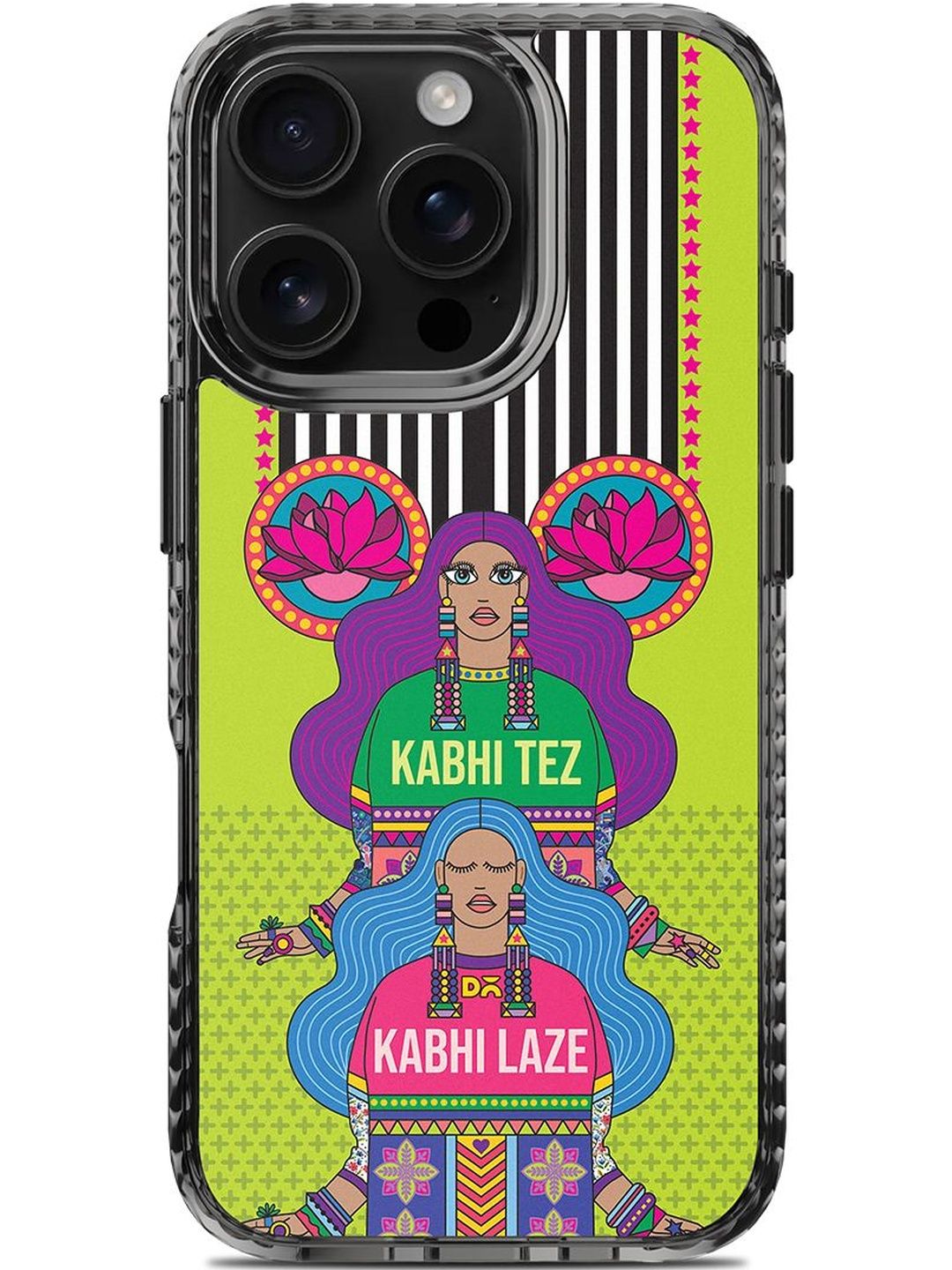 DailyObjects Geometric Printed iPhone 16 Pro Back Case Mobile Accessories-image-19