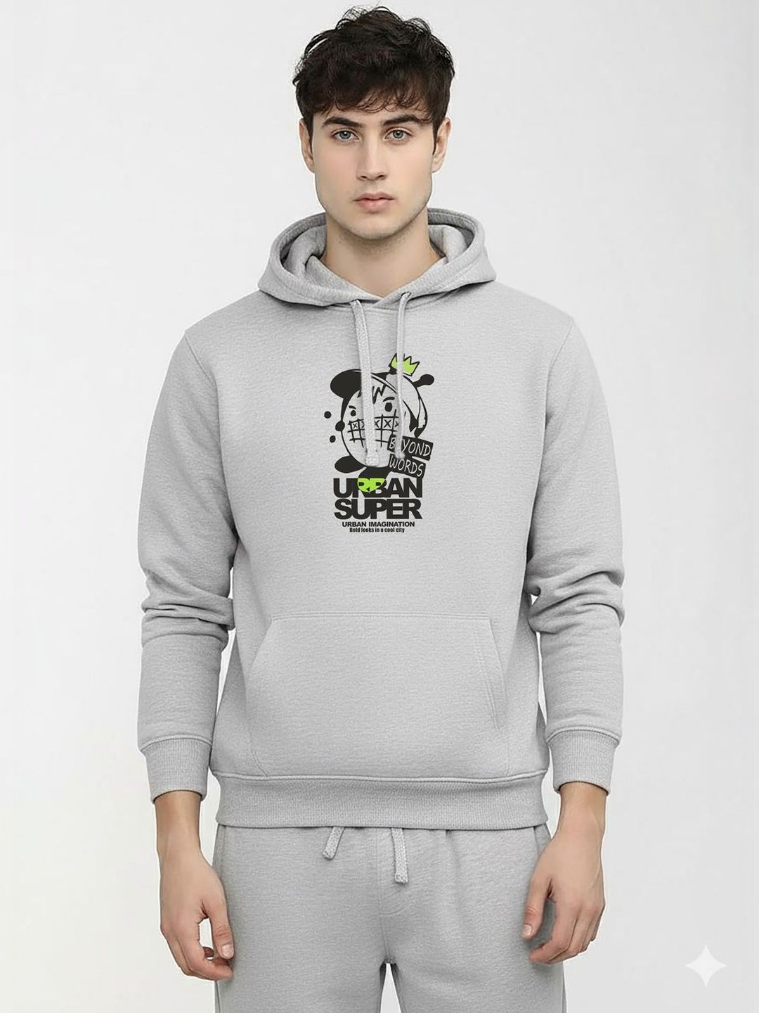 SLOWLORIS Men Printed Hooded Sweatshirt-picture-19