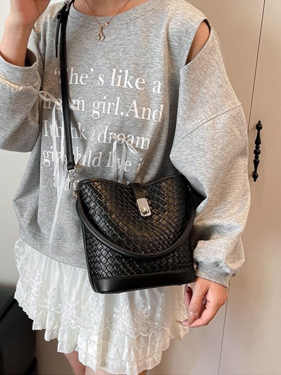 StyleCast Textured PU Structured Sling Bag-picture-27