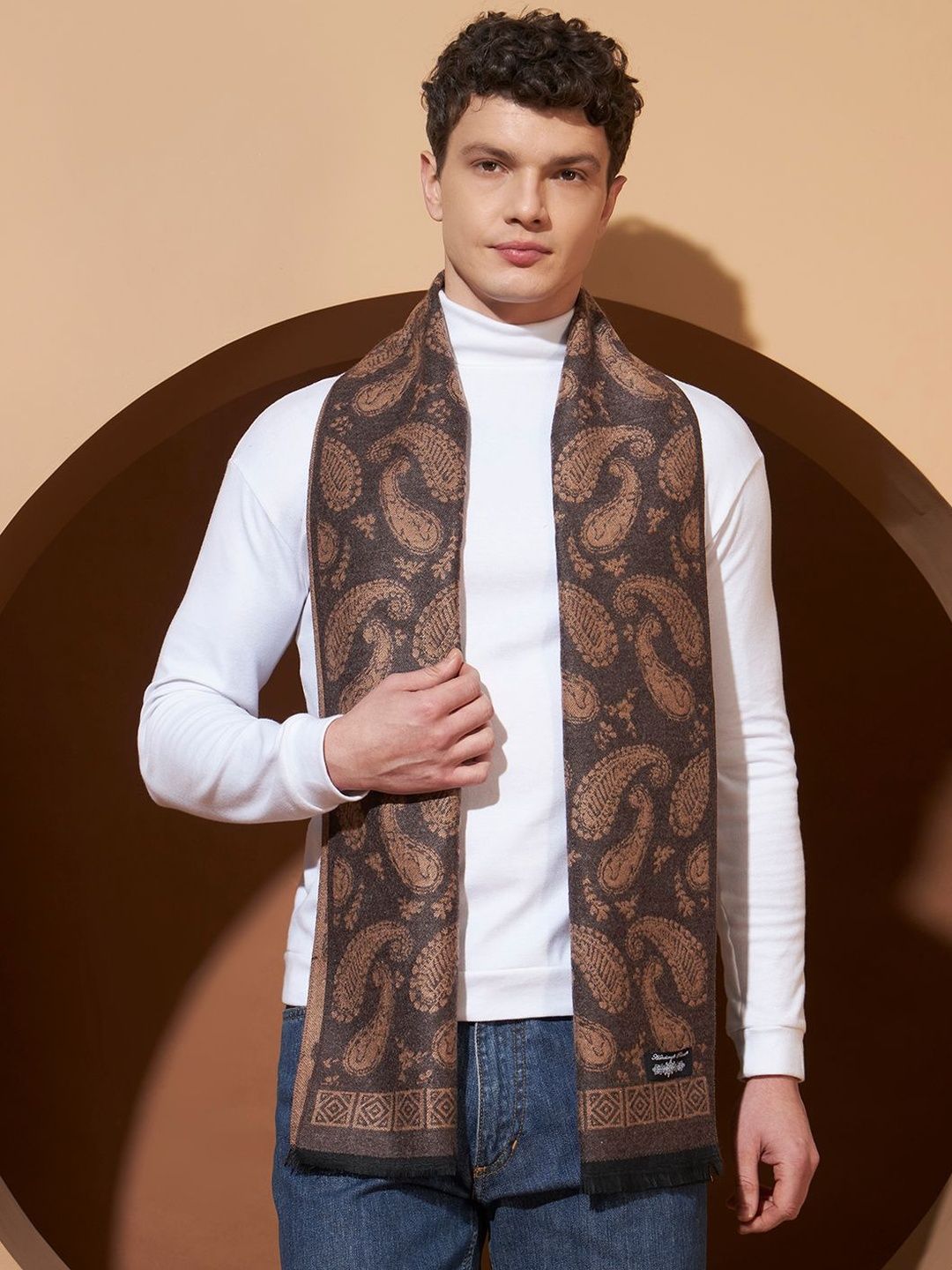 HANDICRAFT PALACE Men Merino Wool Mufflers-picture-48