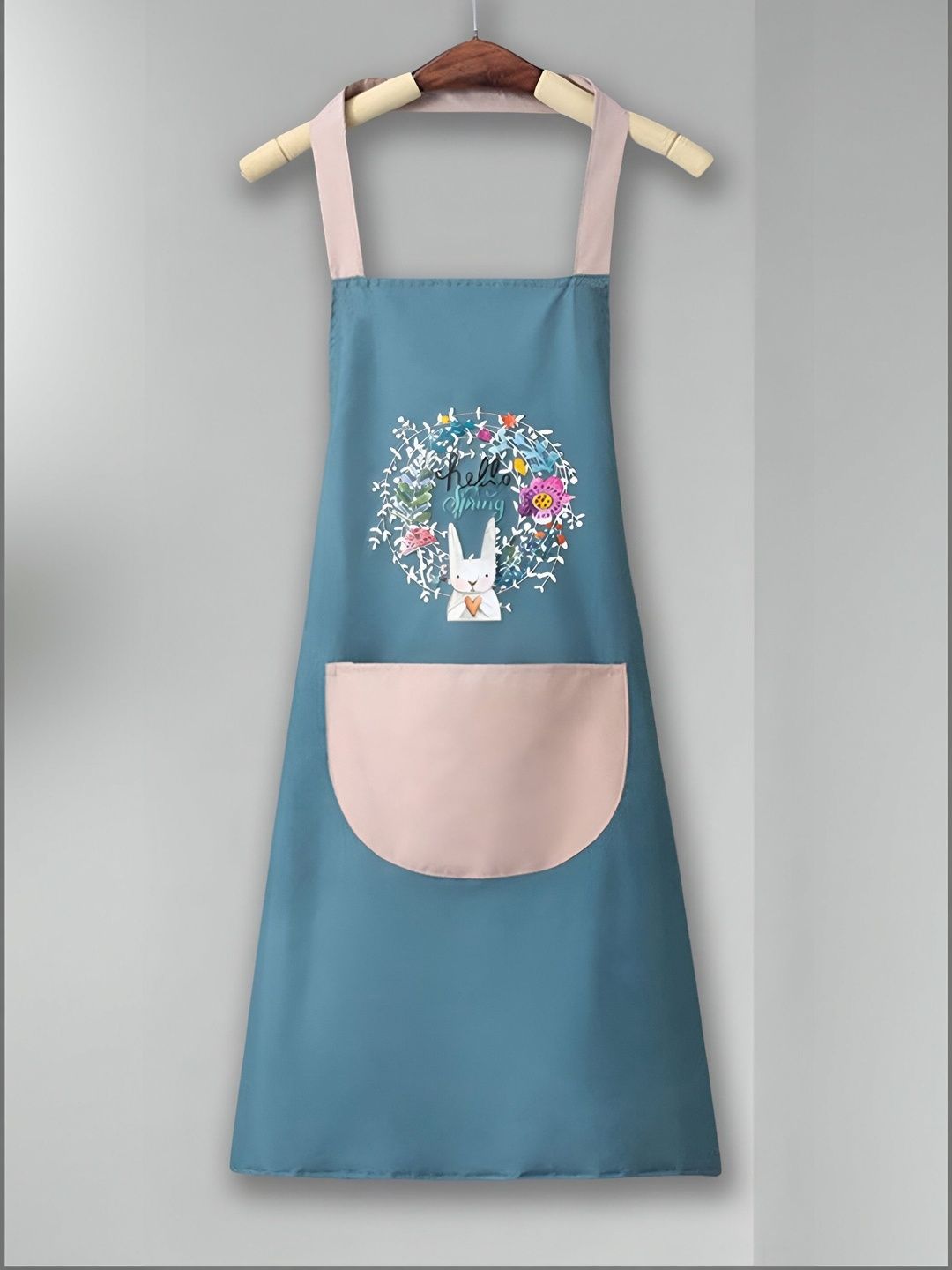 NFI essentials Blue Printed Waterproof Aprons-picture-5