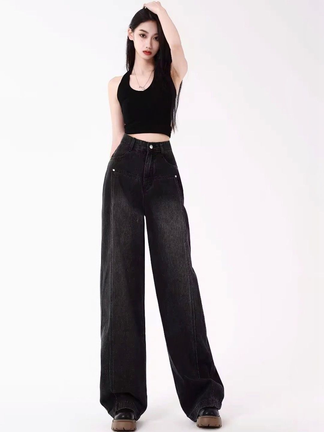 StyleCast Women Regular Fit Mid-Rise Slash Knee Jeans-picture-24