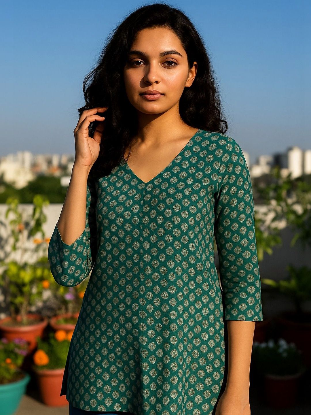 ZUBLEE Women Floral Printed Floral Kurta-picture-31