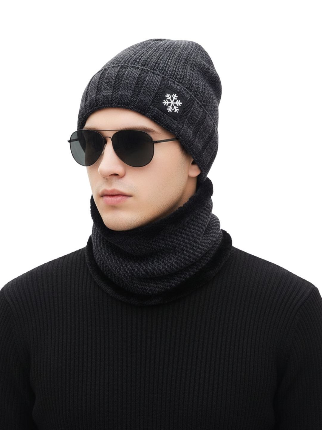 iSWEVEN Unisex Woollen Beanie-picture-20
