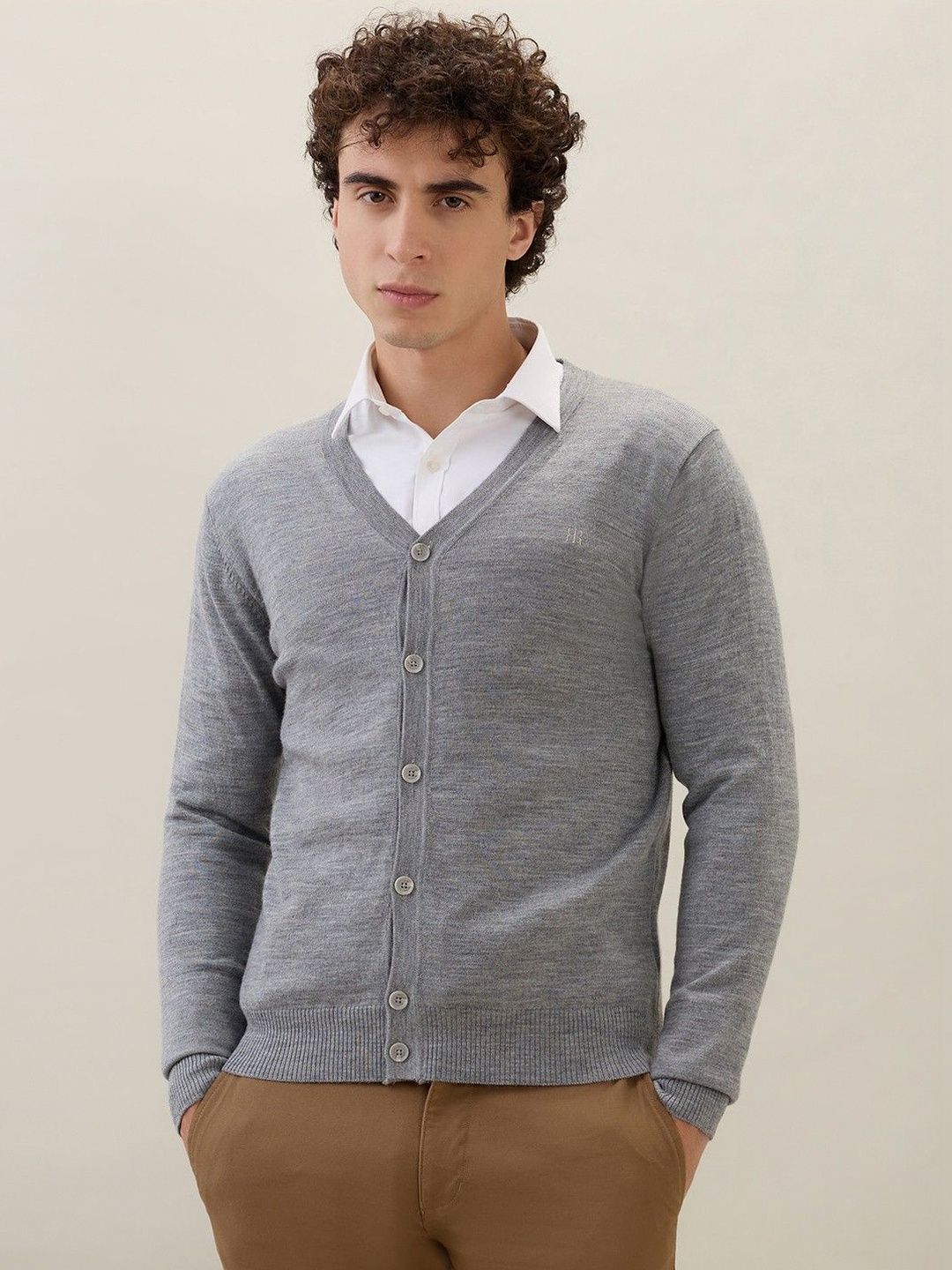 Raymond V-Neck Ribbed Cardigan Sweater-picture-47