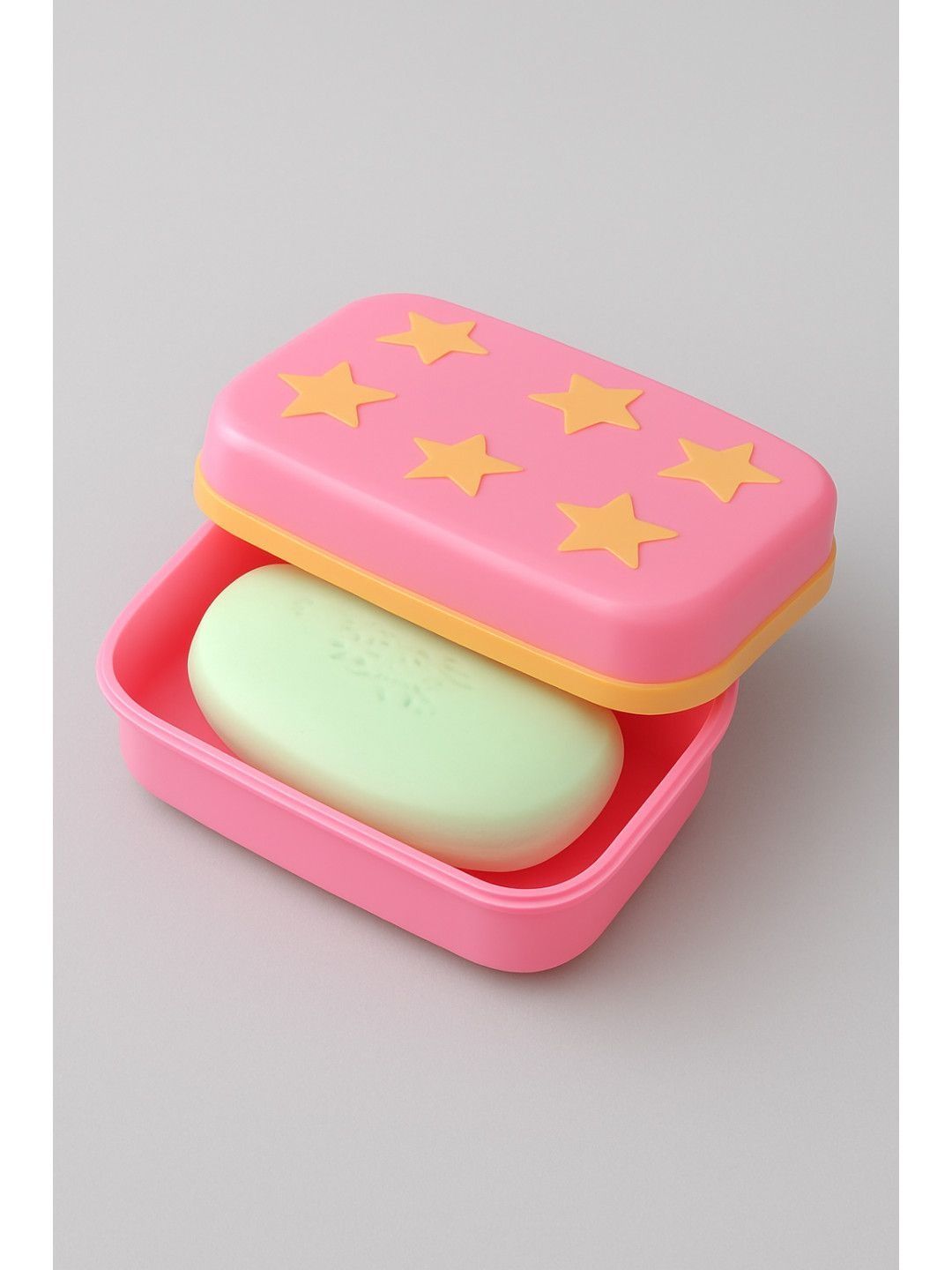 DeoDap Pink Plastic Soap Dish-picture-24