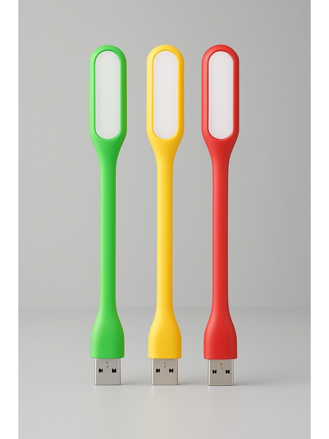 DeoDap Set of 3 Cylindrical Shaped Silicone USB Light-image-2