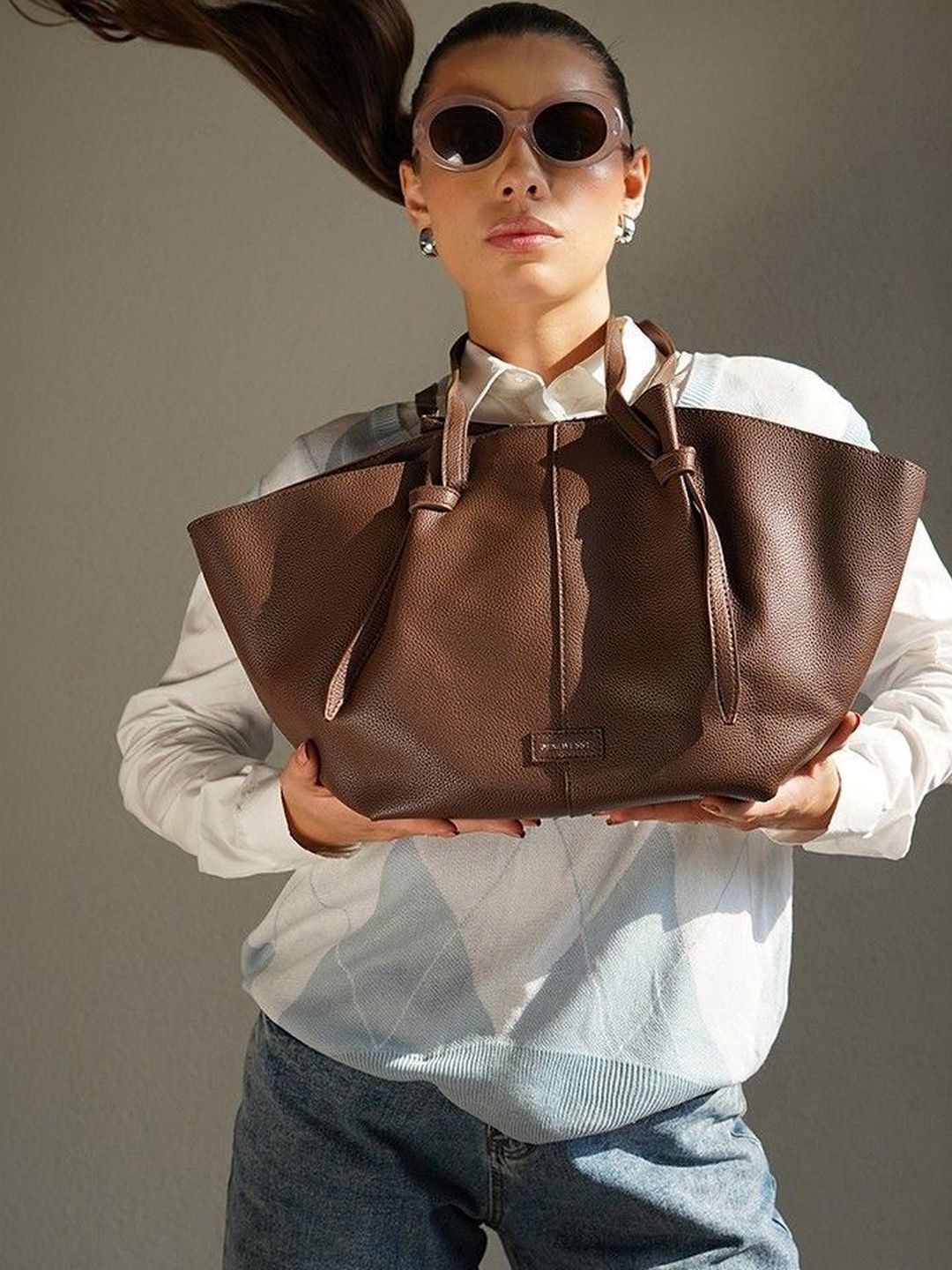 MINI WESST PU Structured Tote Bag-picture-39