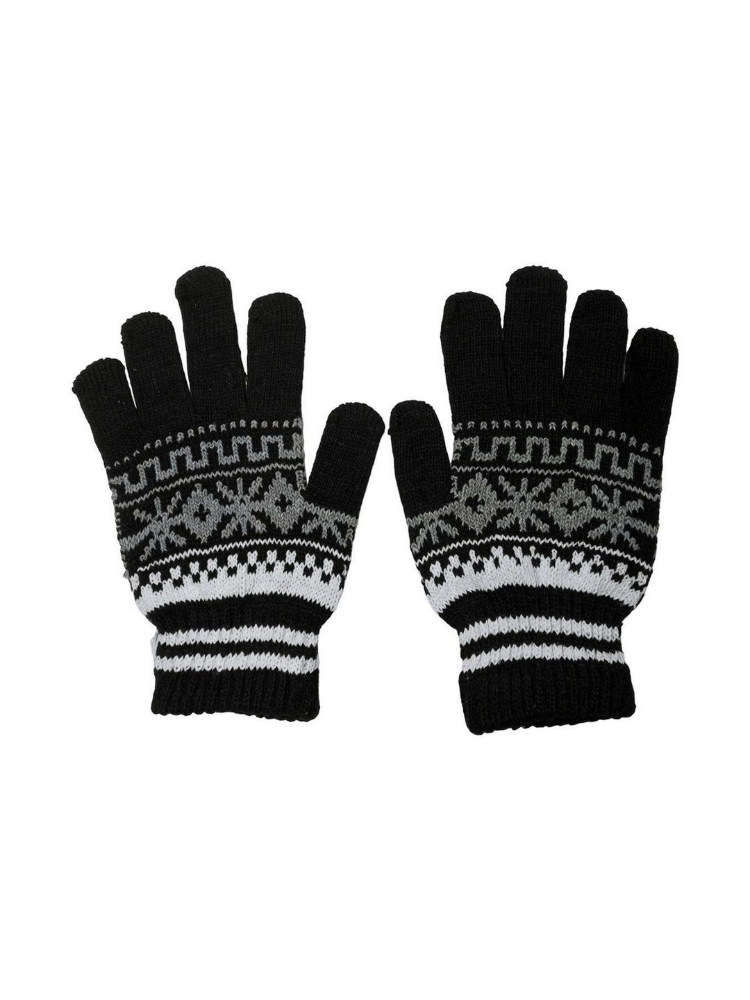 Infispace Unisex Patterned Winter Gloves-picture-31