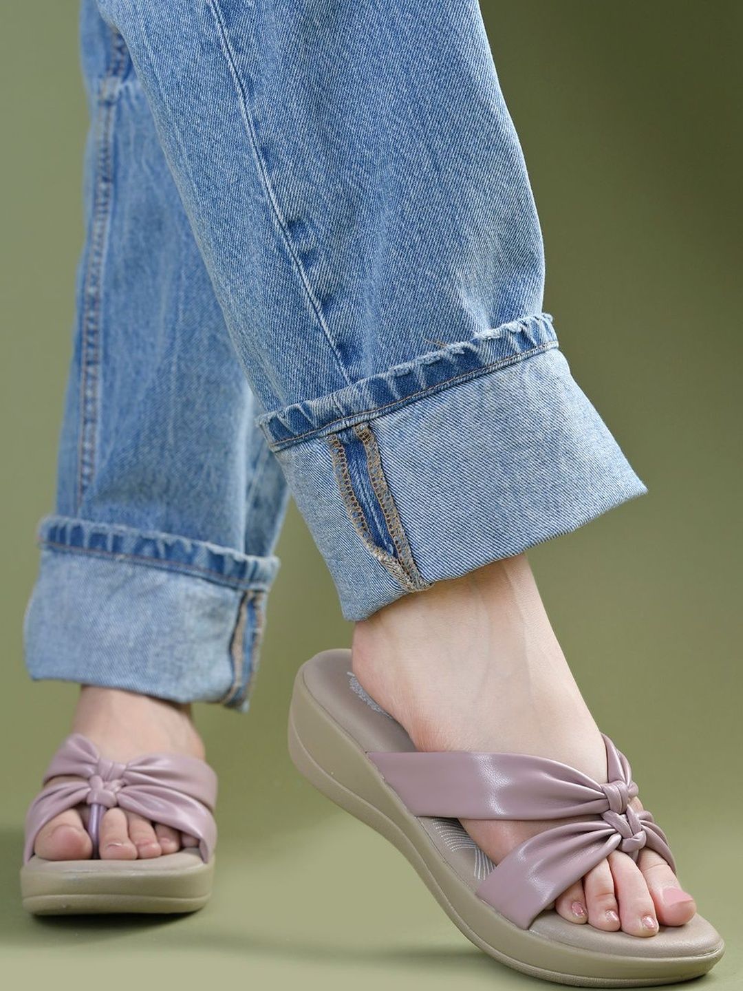 SZN Wedge Sandals with Bows-picture-42