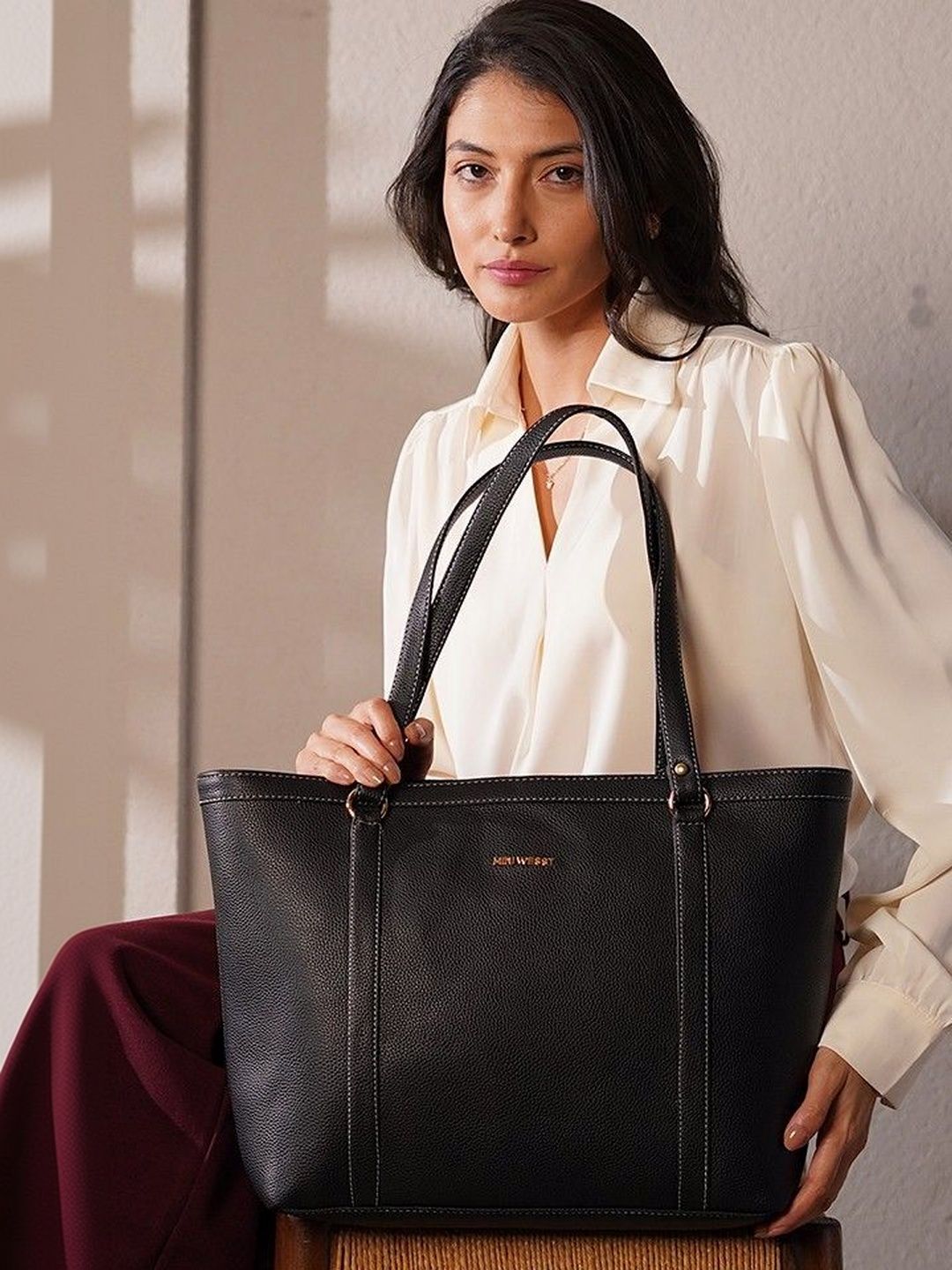 MINI WESST PU Structured Tote Bag-picture-38