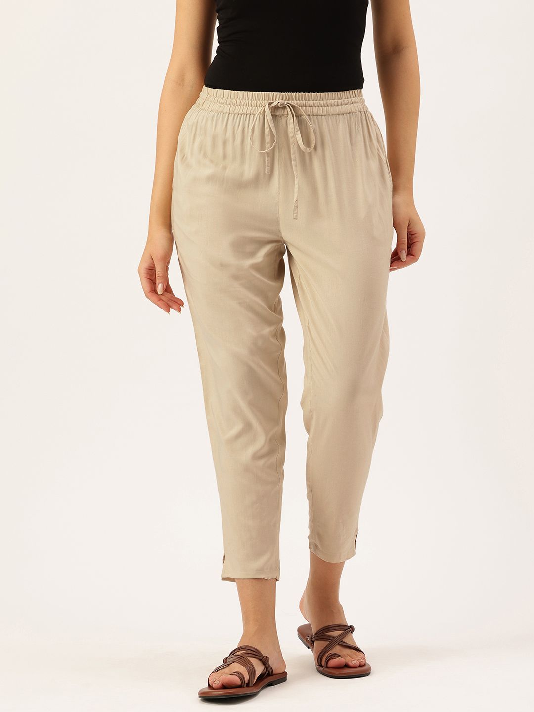 AMUKTI Women Solid Pencil Trousers-picture-31