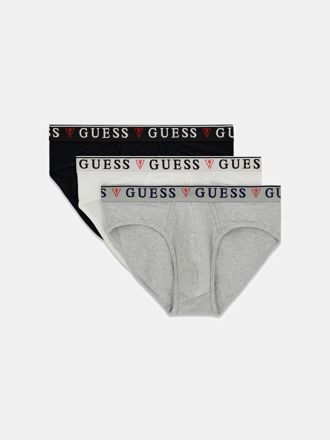 GUESS Pack of 3 Cotton Mid-Rise Basic Briefs-picture-36