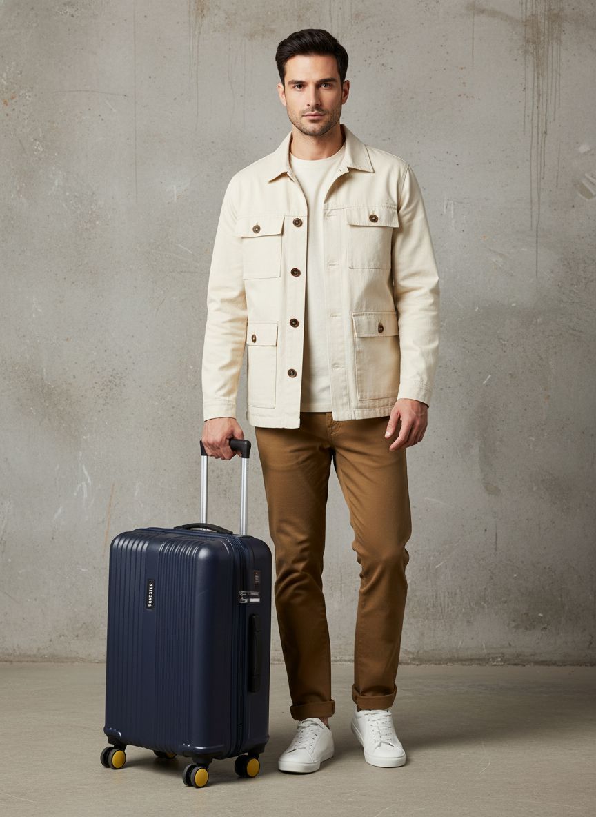 Roadster Textured Hard Medium Suitcase Trolley Bag- 51-100L-picture-13