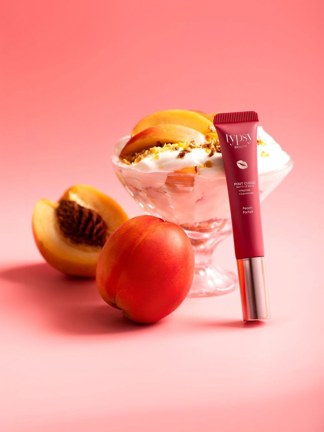 Typsy Beauty Pout Cloud Matte Lip Balm With Peptide & Ceramides - 8 g - Peach Parfait-picture-36