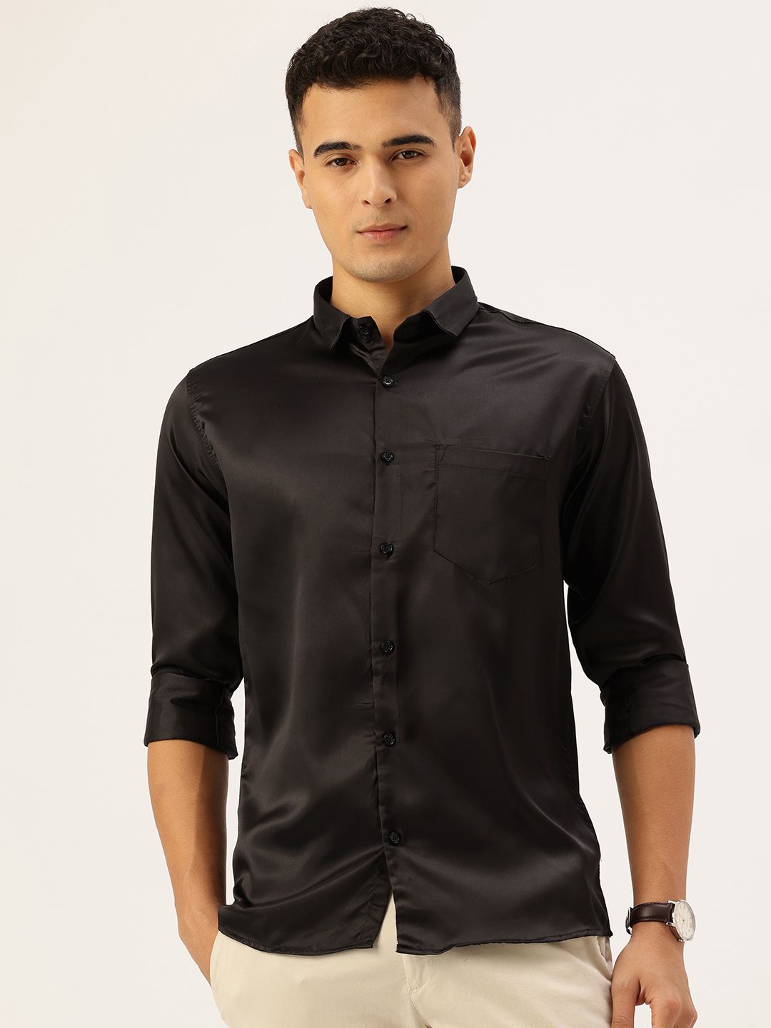 FIFTY TWO Spread Collar Casual Shirt-image-23