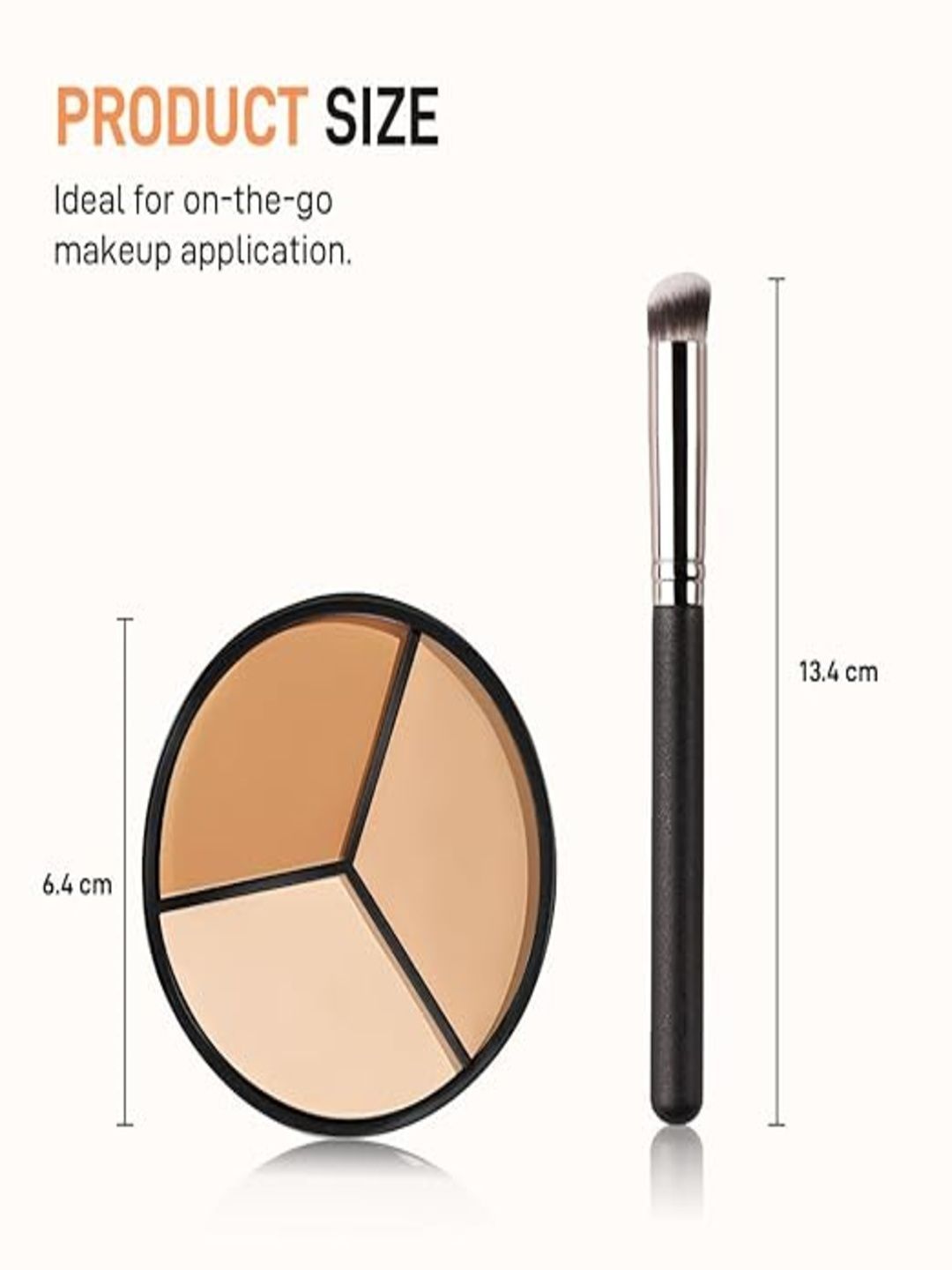 Vough Tri-Color Waterproof & Long Lasting Concealer - 15 g - Shade 121-picture-39