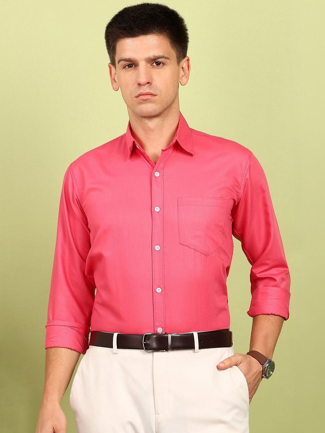 encore by INVICTUS Men Slim Fit Casual Shirt
