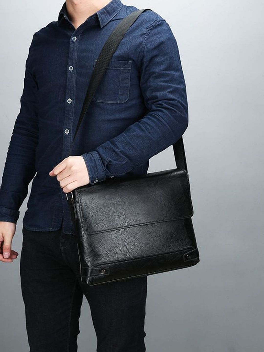 Mast & Harbour Textured PU Sling Bag-picture-35