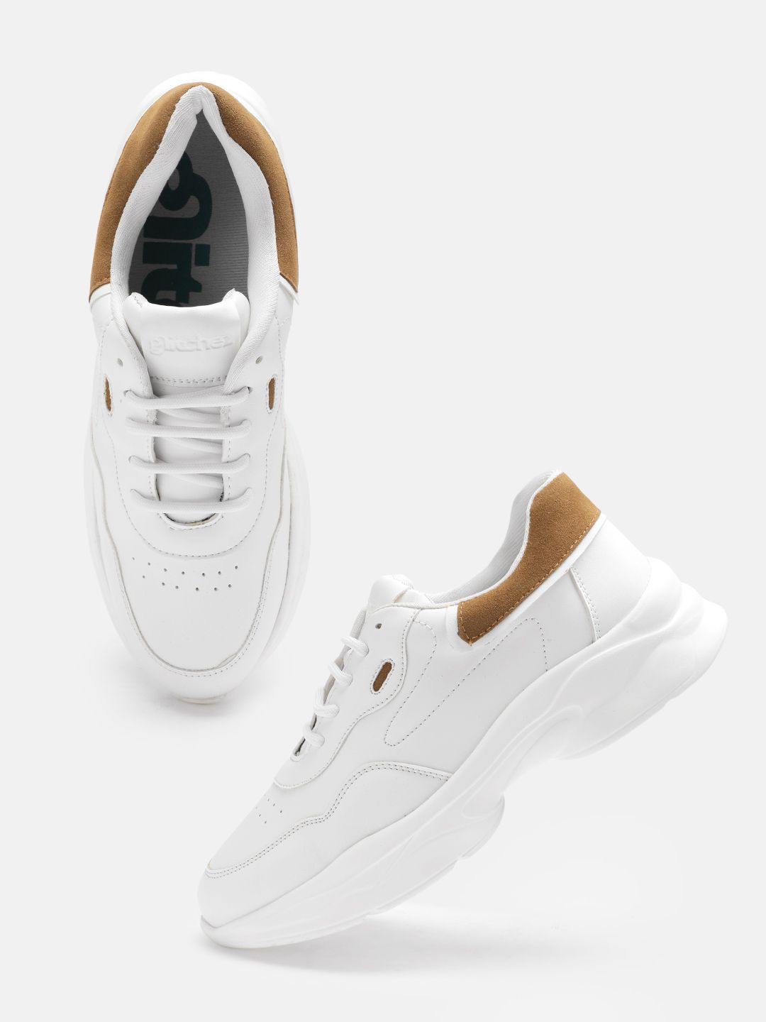 glitchez Women Perforated Detail Sneakers-picture-11