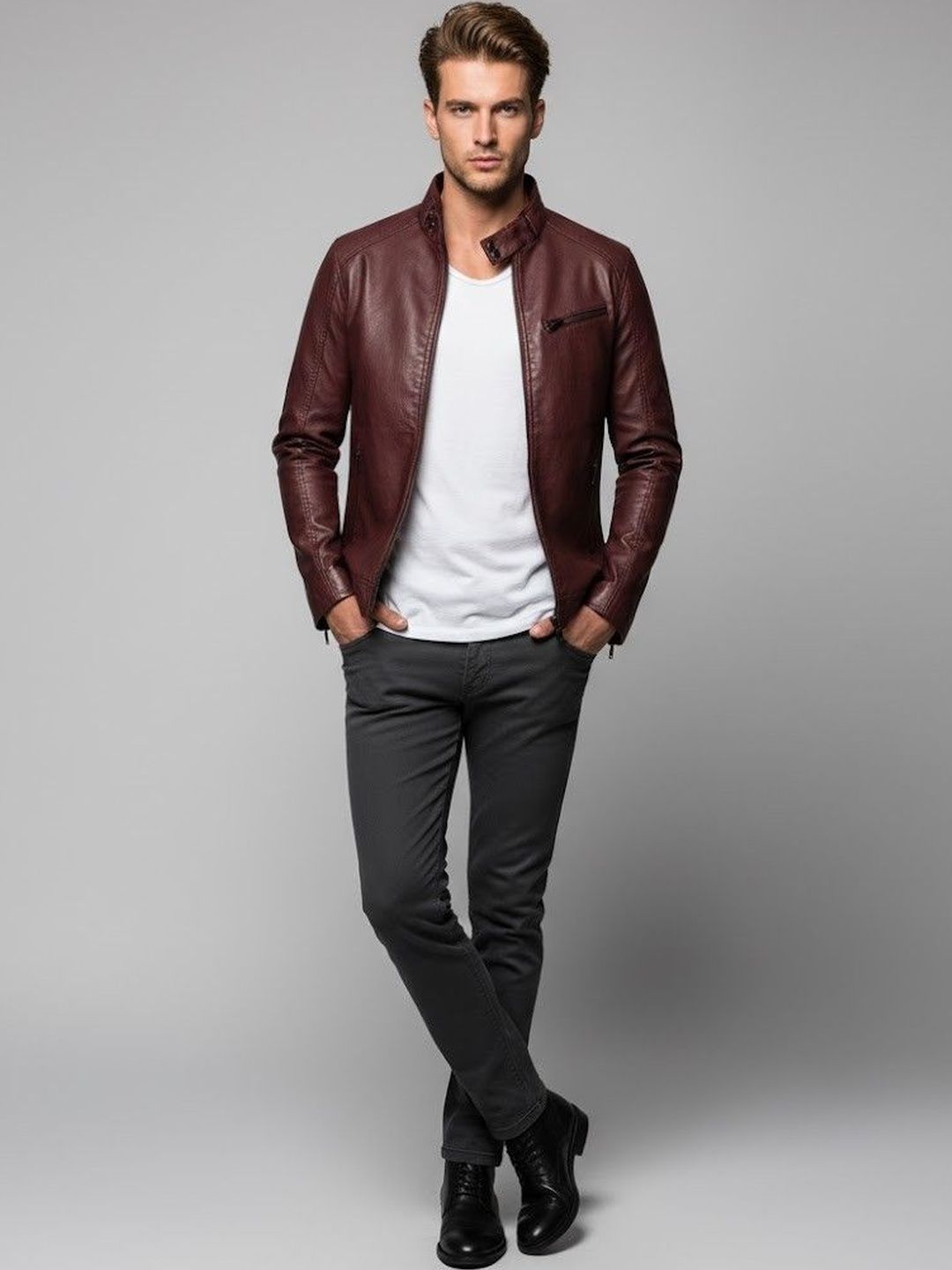 Mast & Harbour Men Biker Jacket-picture-49