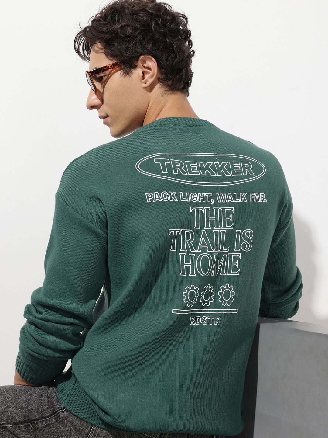 The Roadster Life Co. Relaxed Fit Typography Printed Pullover Sweater-picture-48