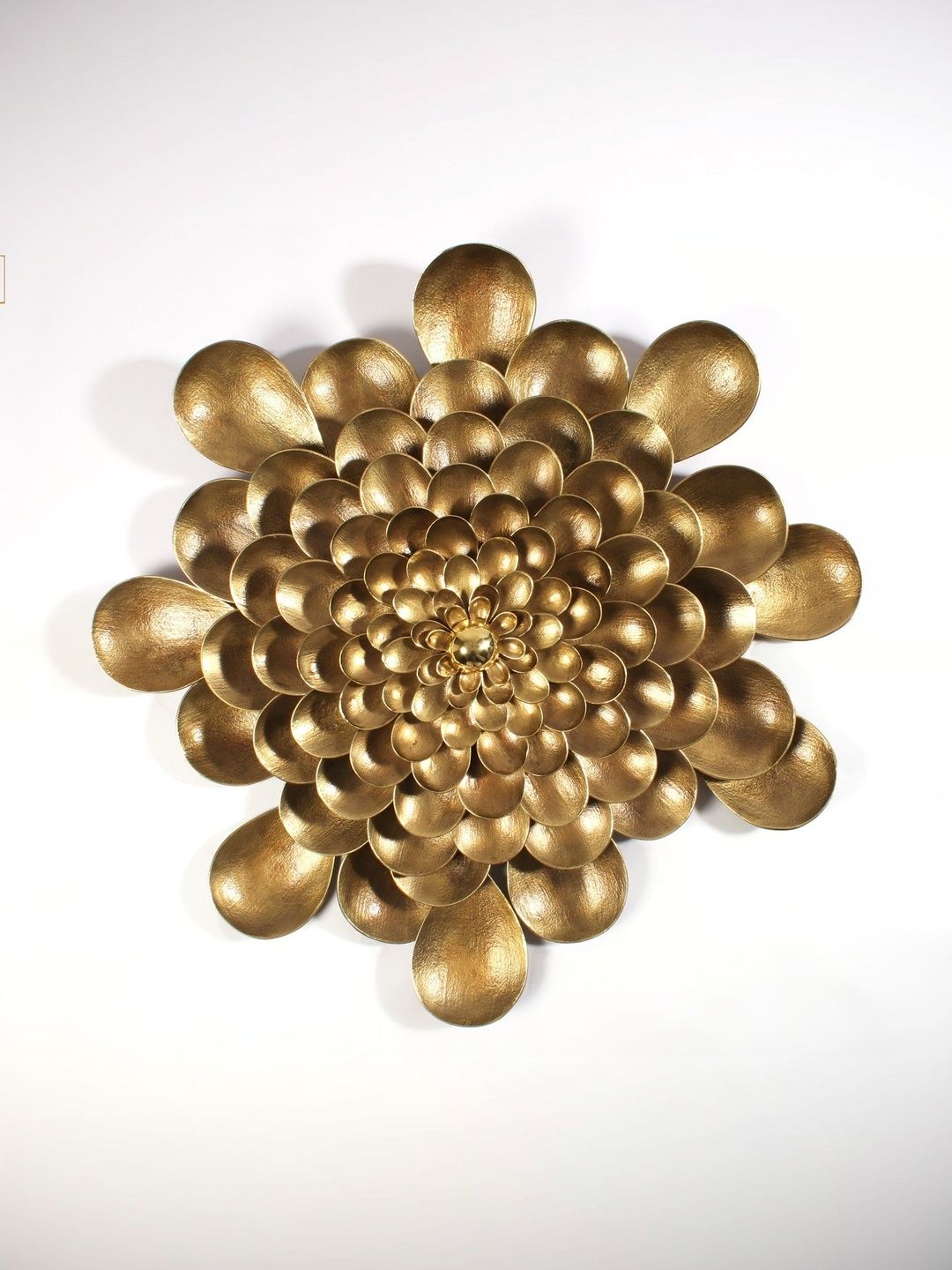 Exotic India Guldaudi Brown Brass Glossy Large Wall Hangings-image-31