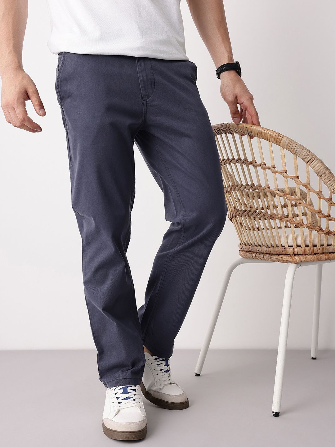 Mast & Harbour Men Chinos Trousers-picture-23