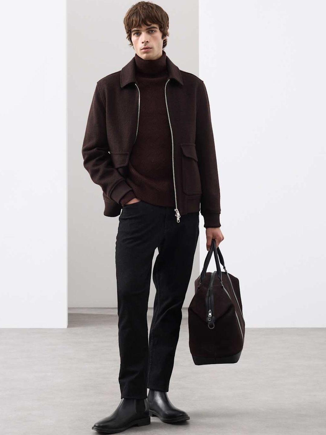 Marks & Spencer Men Woollen Pullover