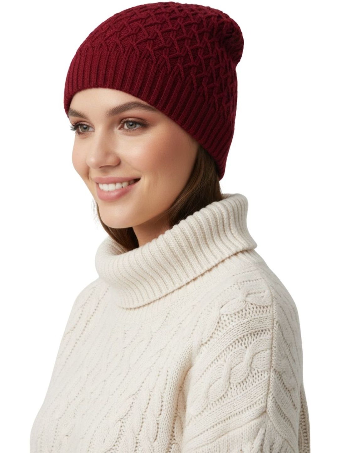 iSWEVEN Unisex Woollen Beanie-picture-45