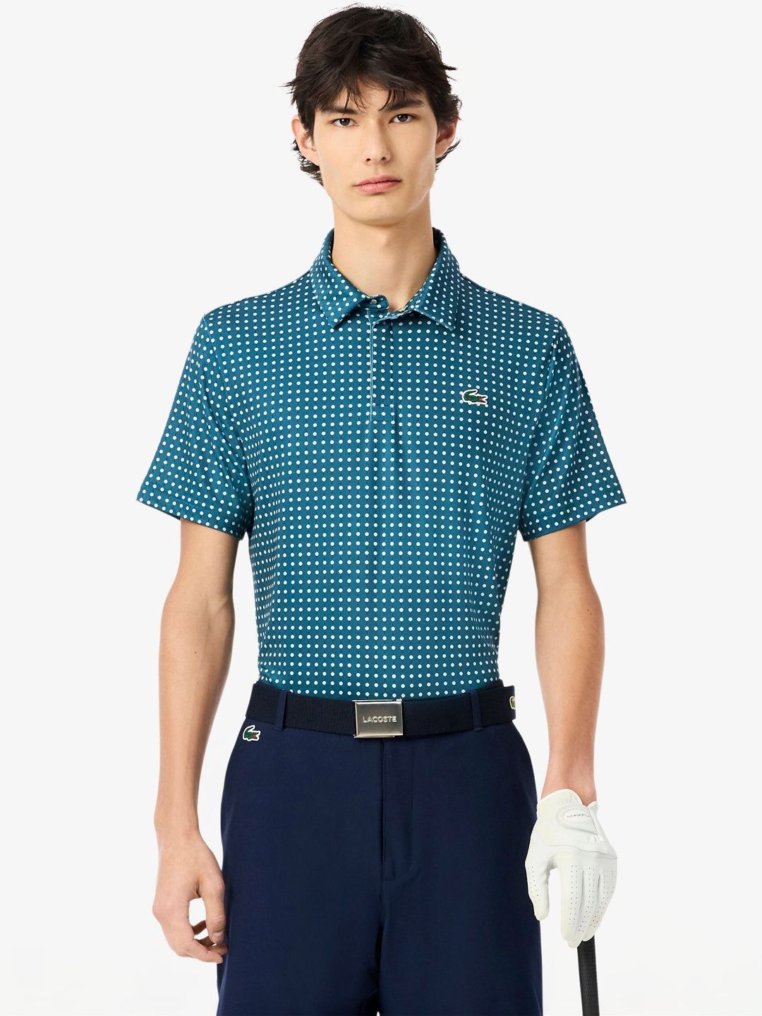 Lacoste Men Printed Polo Collar T-shirt-image-17