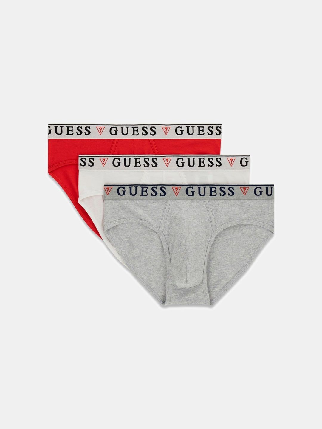 GUESS Pack of 3 Cotton Mid-Rise Basic Briefs-picture-34