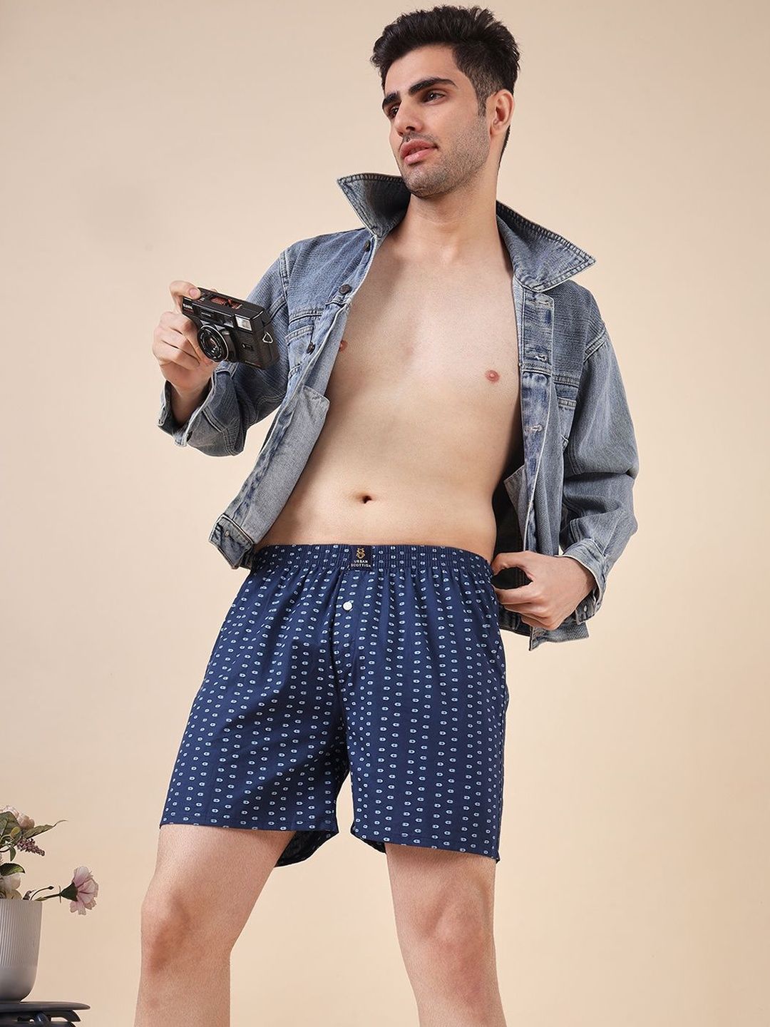 URBAN SCOTTISH Pack Of 4 Printed Pure Cotton Mid-Rise Boxer-picture-57