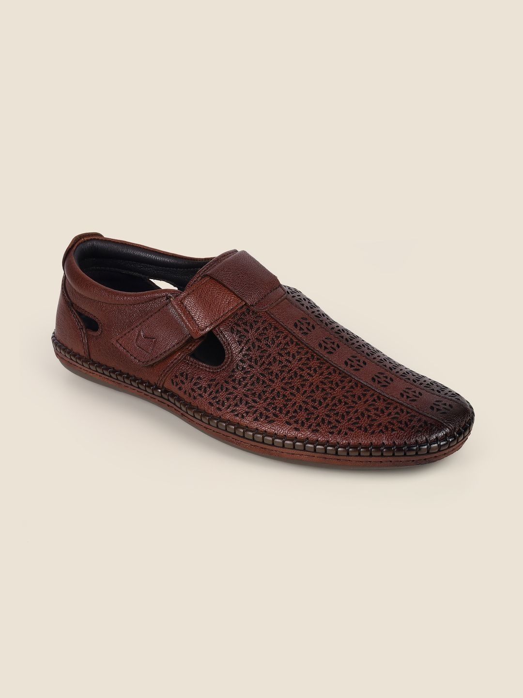 Metro Men Leather Shoe-Style Sandals-image-43