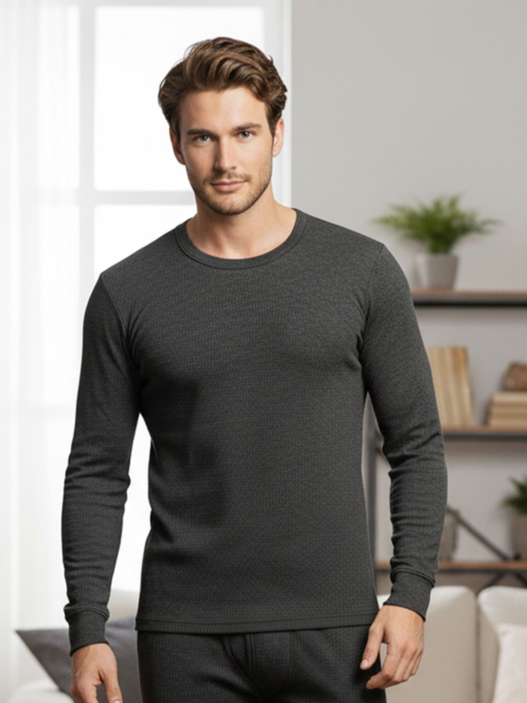 Lux Cozi Men Round Neck Thermal Tops-picture-33