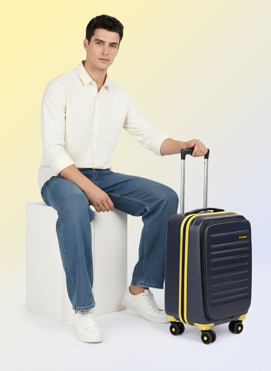 WROGN Textured Hard Cabin Suitcase Trolley Bag- 50L-picture-47