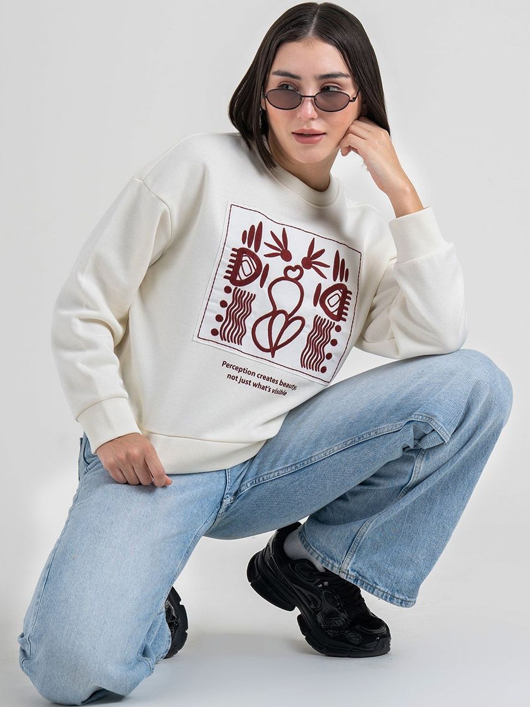 Red Tape Women Printed Sweatshirt-image-15