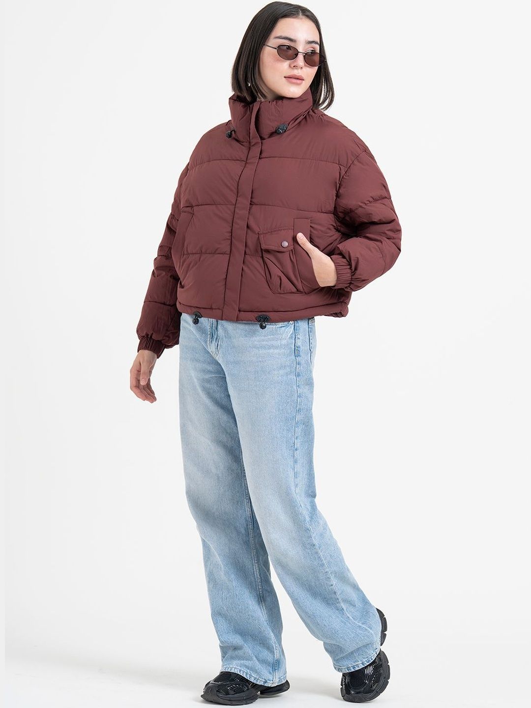 Red Tape Women Lightweight Crop Puffer Jacket-picture-55