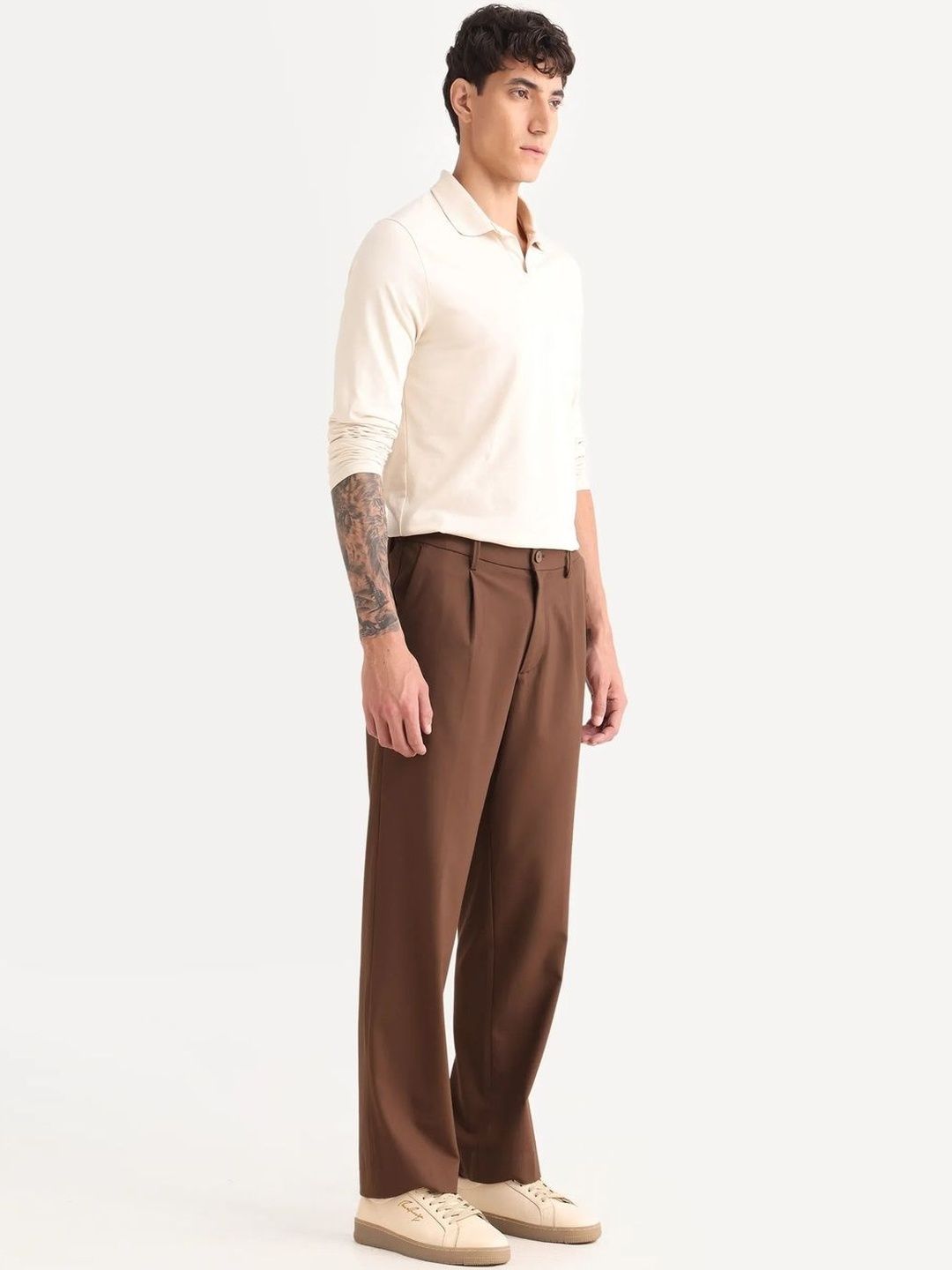RARE RABBIT Men Tailored Pleated Trousers-image-22