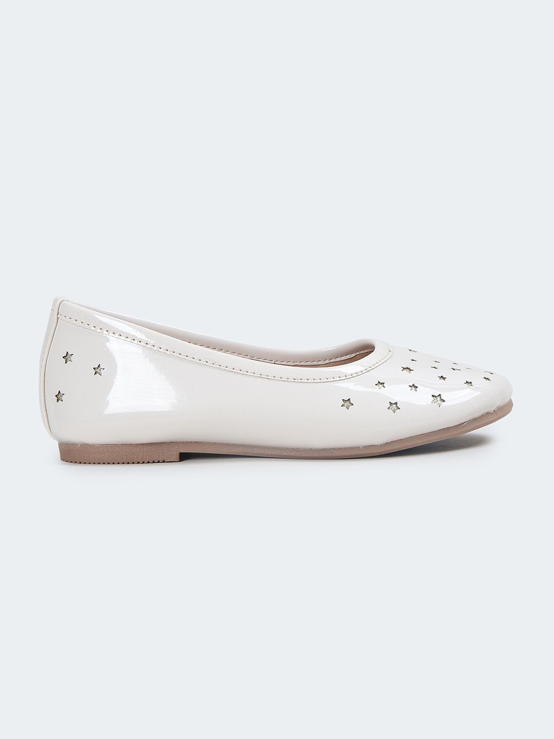 max Girls Embellished Core with Laser Cuts Flats