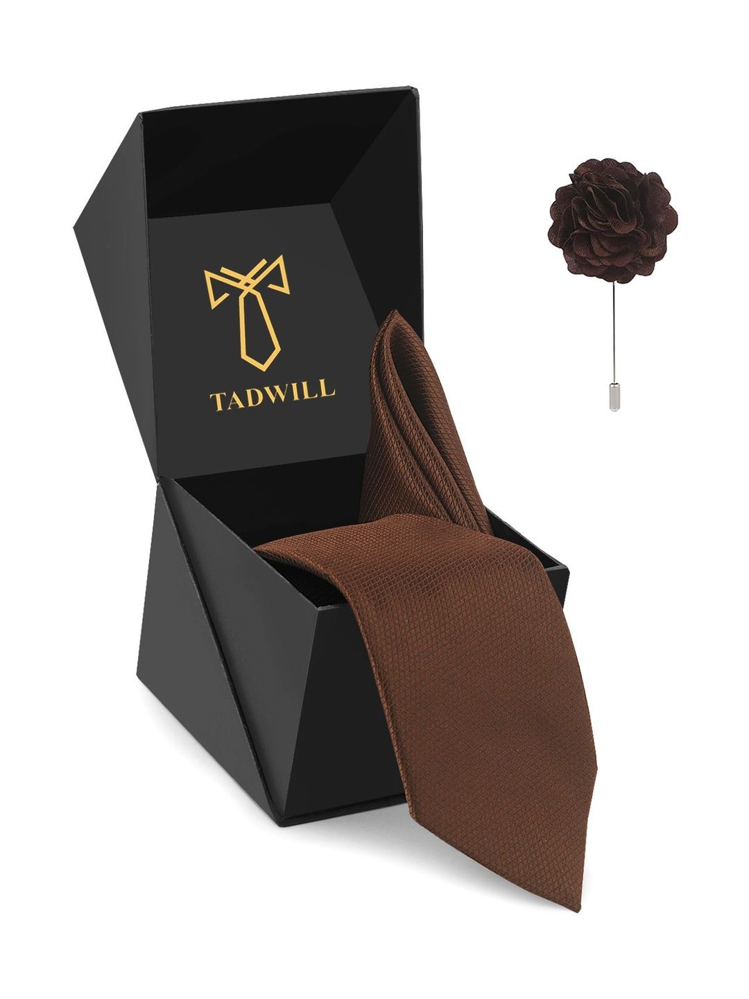 TADWILL Men Checked Broad Tie