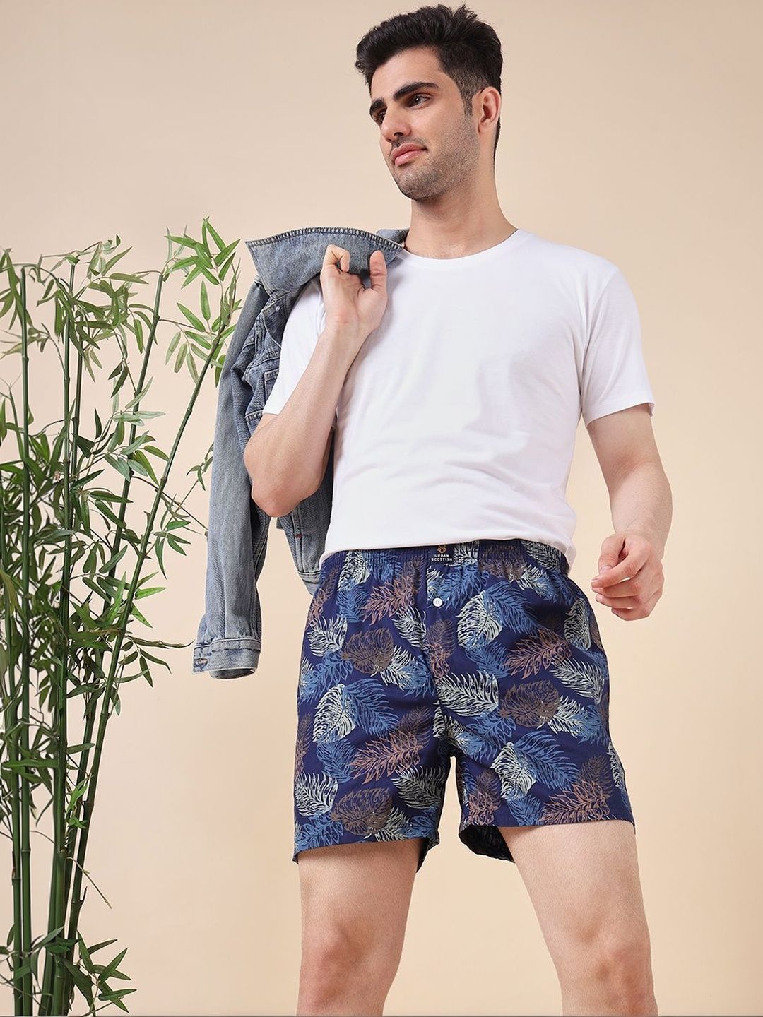URBAN SCOTTISH Pack Of 4 Printed Pure Cotton Mid-Rise Boxer-picture-30